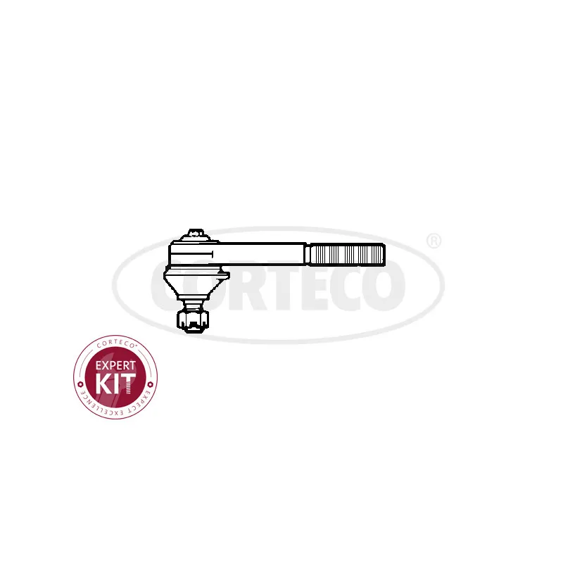 Rotule de barre de connexion avant droit CORTECO 49401392