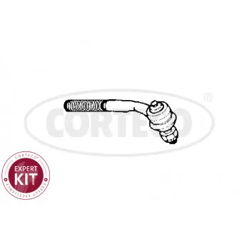 Rotule de barre de connexion avant gauche CORTECO 49401428