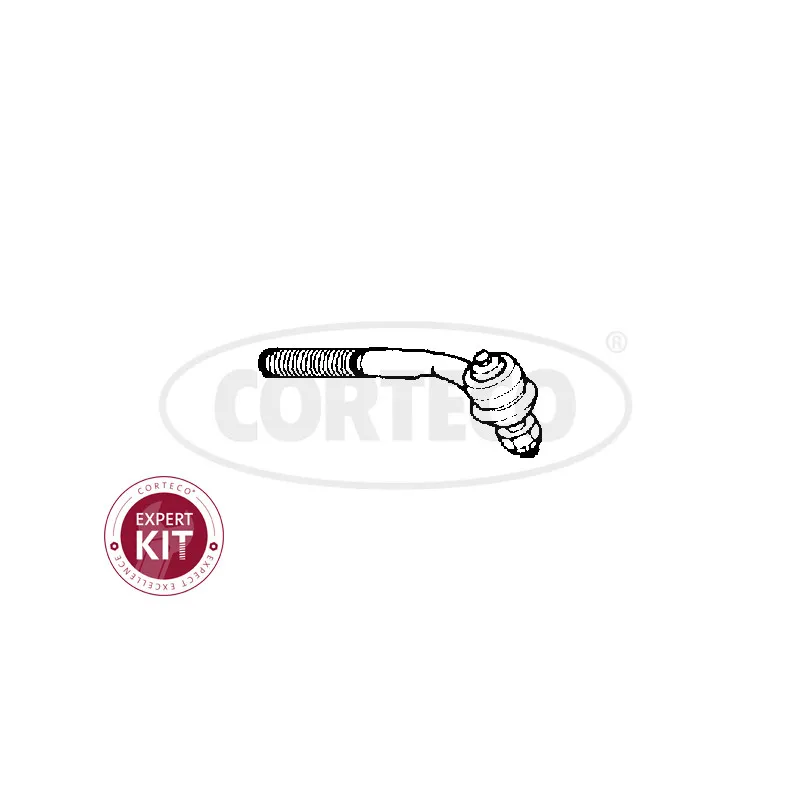 Rotule de barre de connexion avant gauche CORTECO 49401428