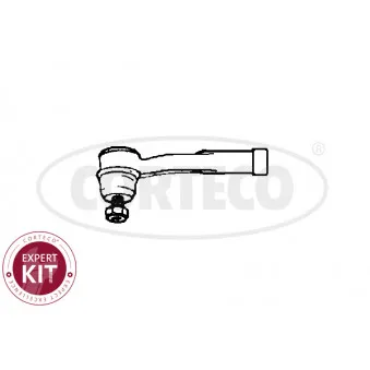 Rotule de barre de connexion avant droit CORTECO 49401656