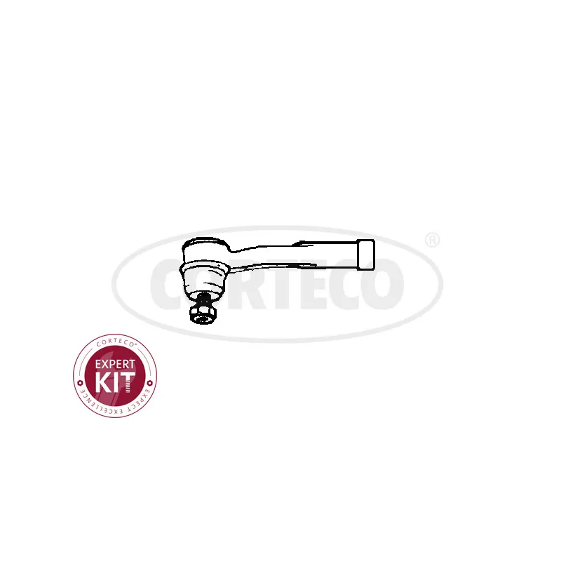 Rotule de barre de connexion avant droit CORTECO 49401656