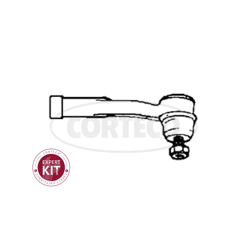 Rotule de barre de connexion avant gauche CORTECO 49401657