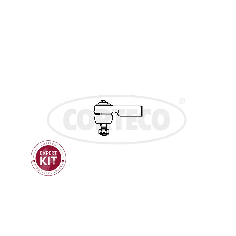 Rotule de barre de connexion avant droit CORTECO 49401723