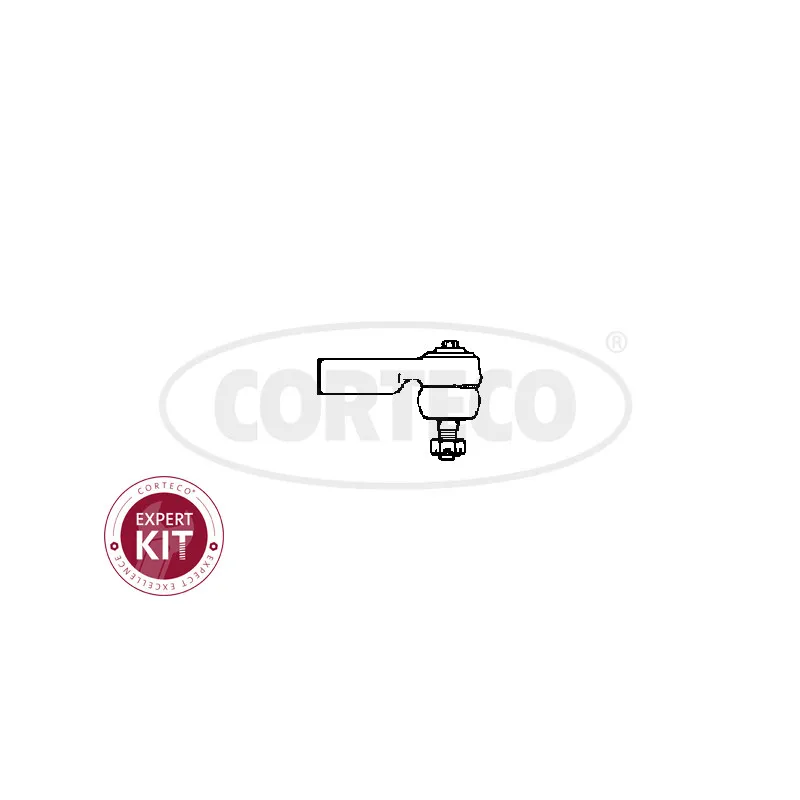Rotule de barre de connexion avant gauche CORTECO 49401724
