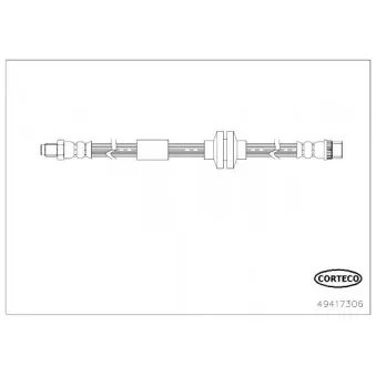 Flexible de frein CORTECO 49417306