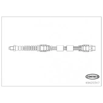 Flexible de frein CORTECO 49420347