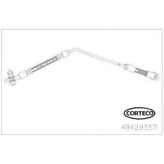 Flexible de frein CORTECO 49429357