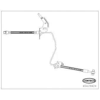 Flexible de frein CORTECO 49429424