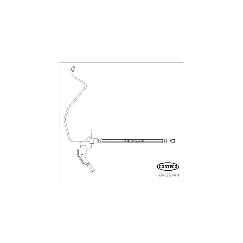 Flexible de frein CORTECO 49429444