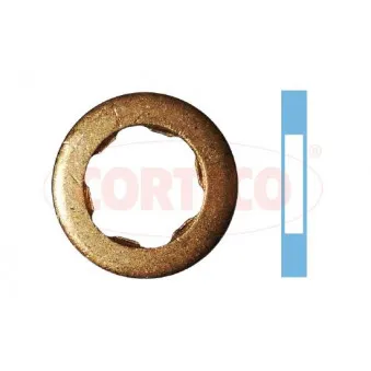 Bague d'étanchéité, porte-injecteur CORTECO 49430683