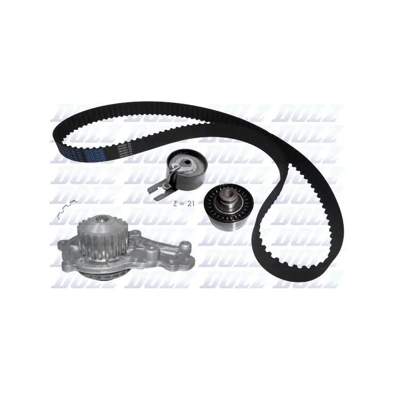 Pompe à eau + kit de courroie de distribution DOLZ KD015