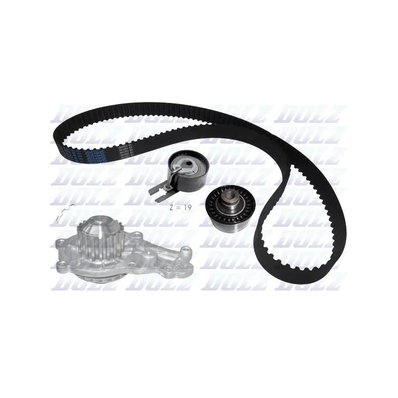 Pompe à eau + kit de courroie de distribution DOLZ KD016