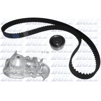Pompe à eau + kit de courroie de distribution DOLZ