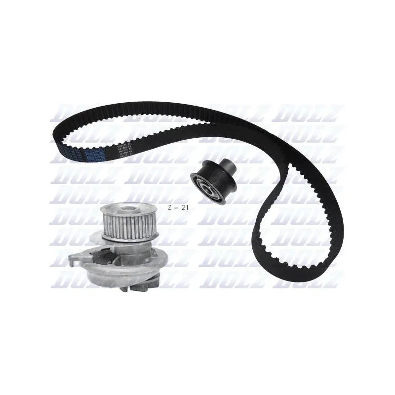Pompe à eau + kit de courroie de distribution DOLZ KD020