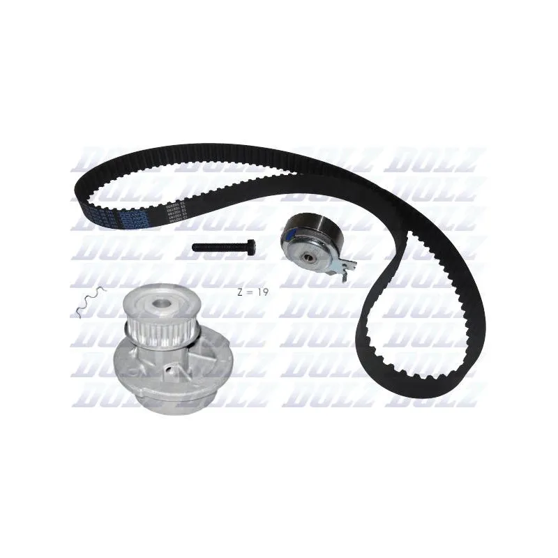 Pompe à eau + kit de courroie de distribution DOLZ KD021