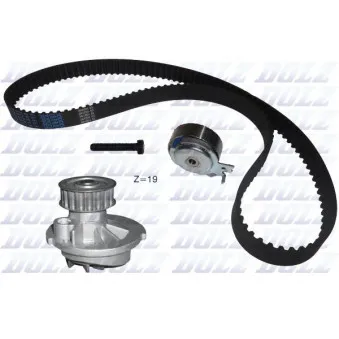 Pompe à eau + kit de courroie de distribution DOLZ KD024