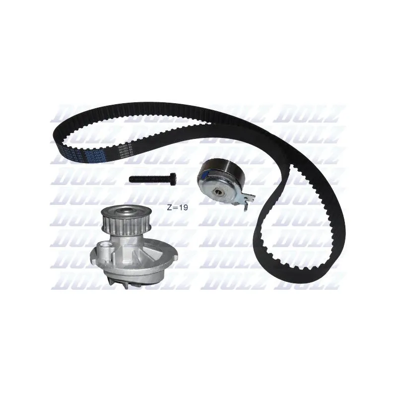 Pompe à eau + kit de courroie de distribution DOLZ KD024