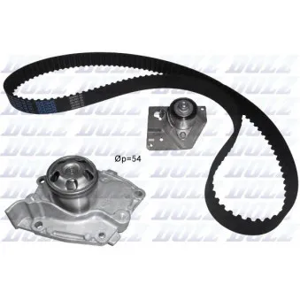 Pompe à eau + kit de courroie de distribution DOLZ KD027
