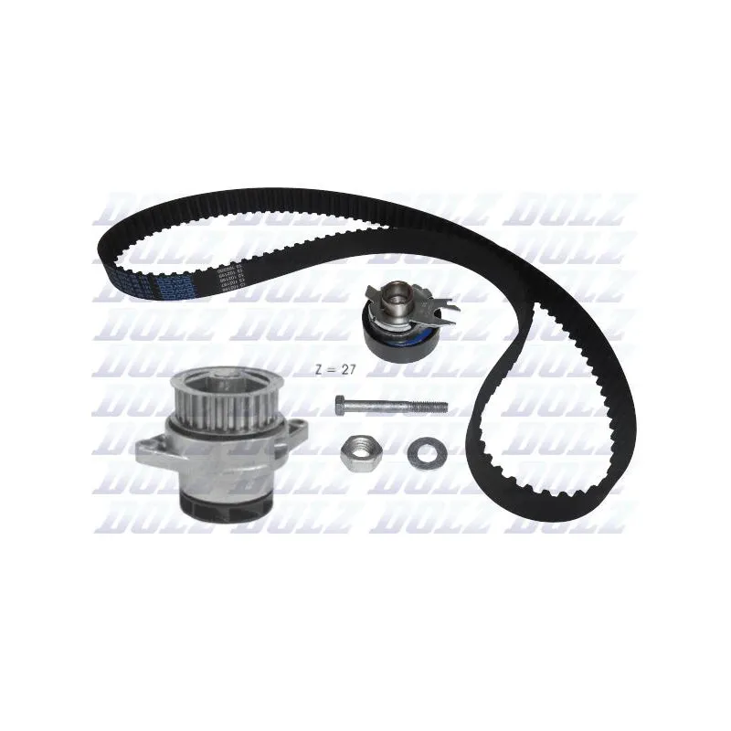 Pompe à eau + kit de courroie de distribution DOLZ KD031