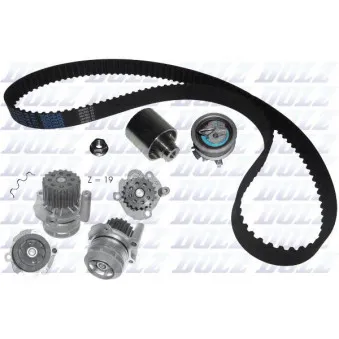 Pompe à eau + kit de courroie de distribution DOLZ KD036