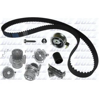 Pompe à eau + kit de courroie de distribution DOLZ KD037