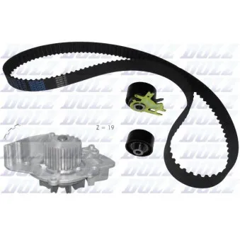 Pompe à eau + kit de courroie de distribution DOLZ KD038