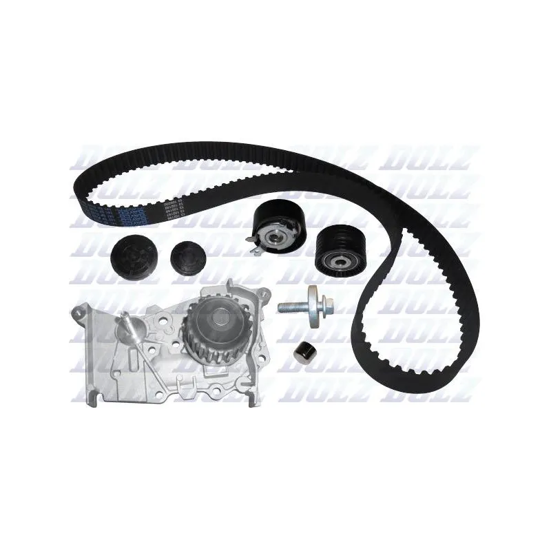 Pompe à eau + kit de courroie de distribution DOLZ KD046