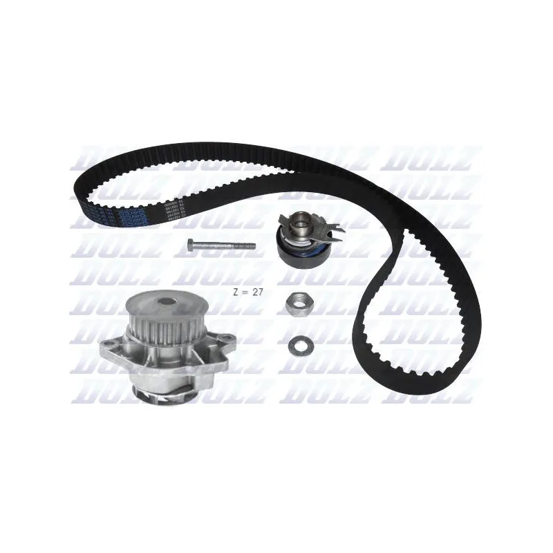 Pompe à eau + kit de courroie de distribution DOLZ KD053