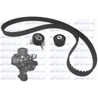 Pompe à eau + kit de courroie de distribution DOLZ KD056