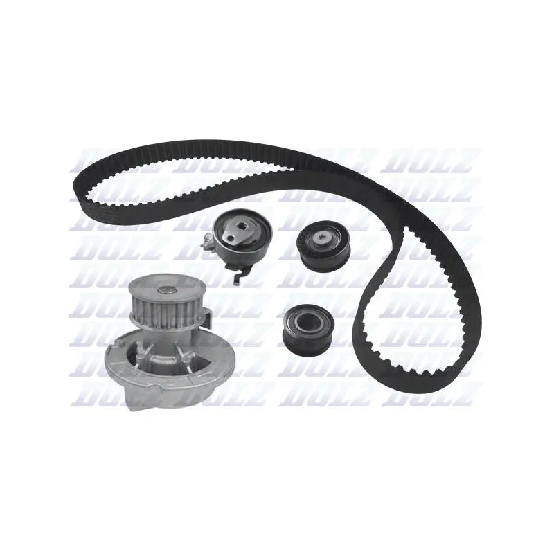 Pompe à eau + kit de courroie de distribution DOLZ KD069