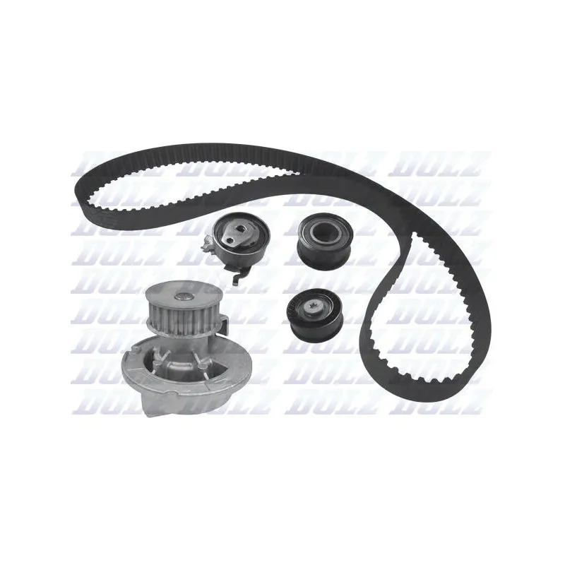 Pompe à eau + kit de courroie de distribution DOLZ KD075