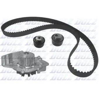 Pompe à eau + kit de courroie de distribution DOLZ KD076