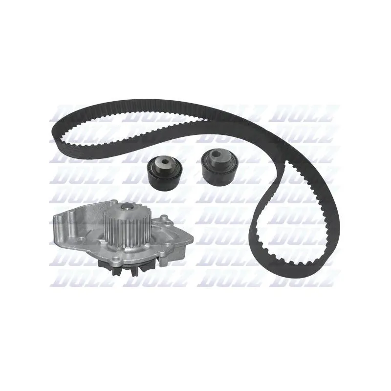 Pompe à eau + kit de courroie de distribution DOLZ KD076
