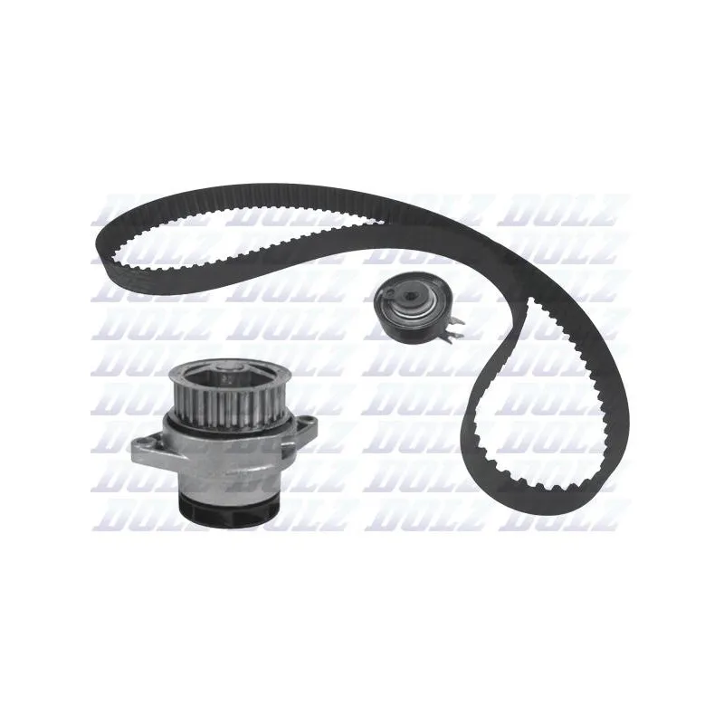 Pompe à eau + kit de courroie de distribution DOLZ KD078