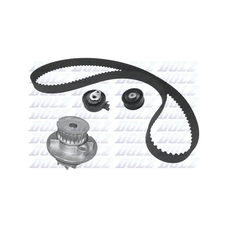 Pompe à eau + kit de courroie de distribution DOLZ KD081