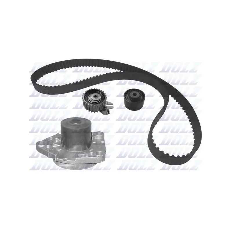Pompe à eau + kit de courroie de distribution DOLZ KD084