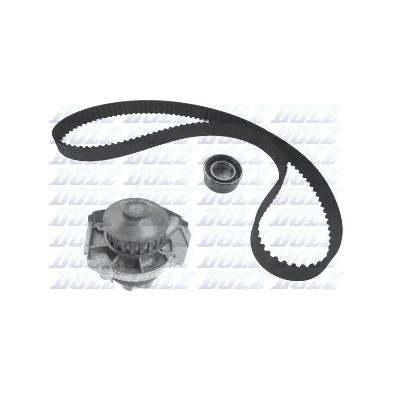 Pompe à eau + kit de courroie de distribution DOLZ KD088