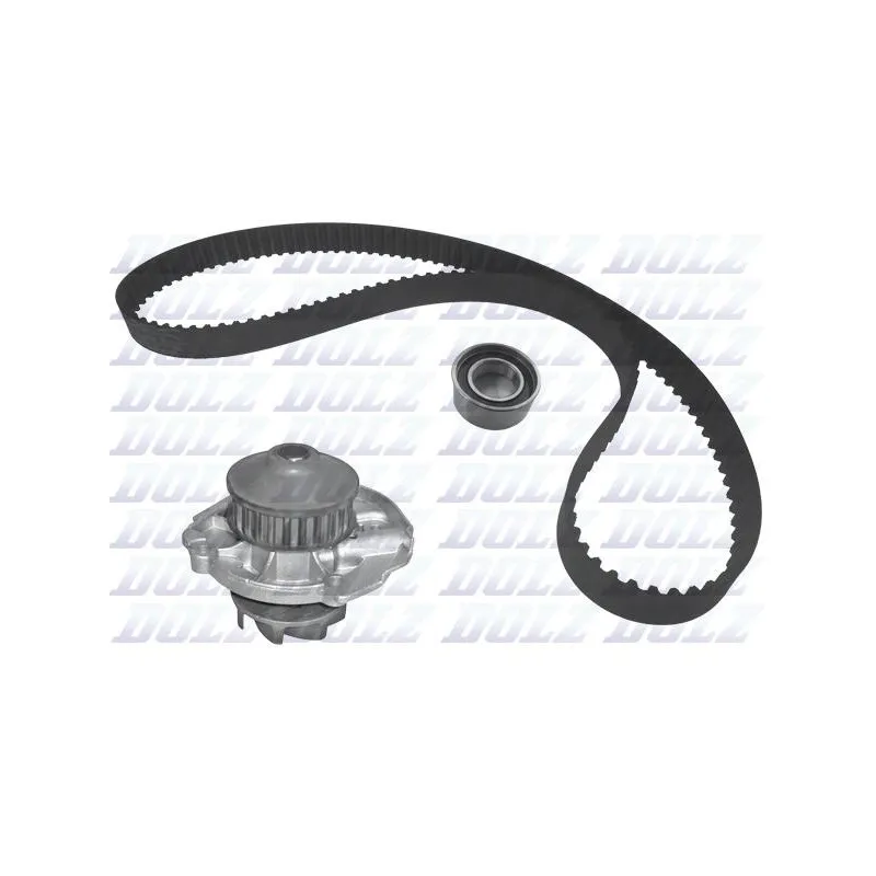 Pompe à eau + kit de courroie de distribution DOLZ KD091