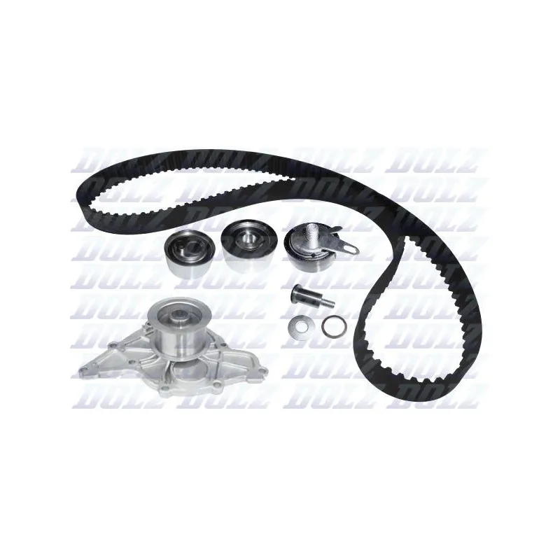 Pompe à eau + kit de courroie de distribution DOLZ KD107