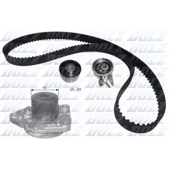 Pompe à eau + kit de courroie de distribution DOLZ KD109
