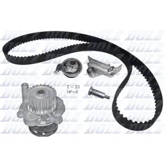 Pompe à eau + kit de courroie de distribution DOLZ KD110