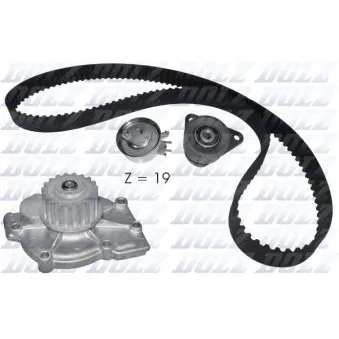 Pompe à eau + kit de courroie de distribution DOLZ KD115