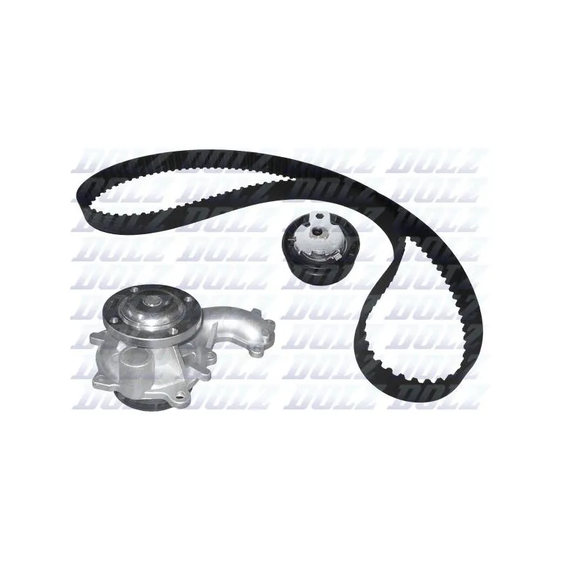 Pompe à eau + kit de courroie de distribution DOLZ KD123