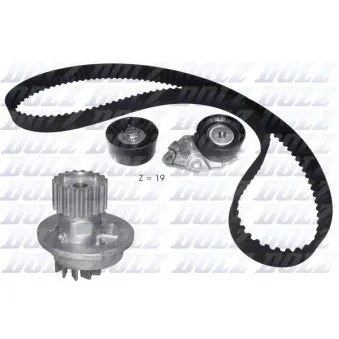 Pompe à eau + kit de courroie de distribution DOLZ KD144