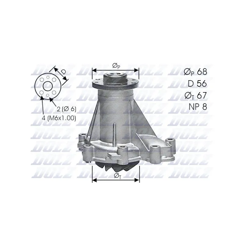Pompe à eau DOLZ M176