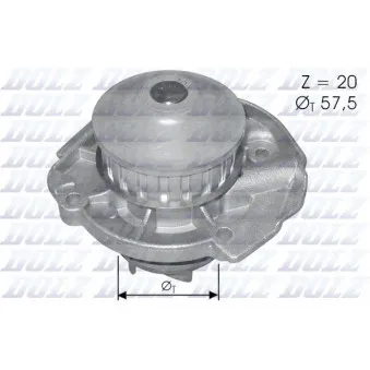Pompe à eau DOLZ S161