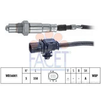 Sonde lambda FACET 10.8390