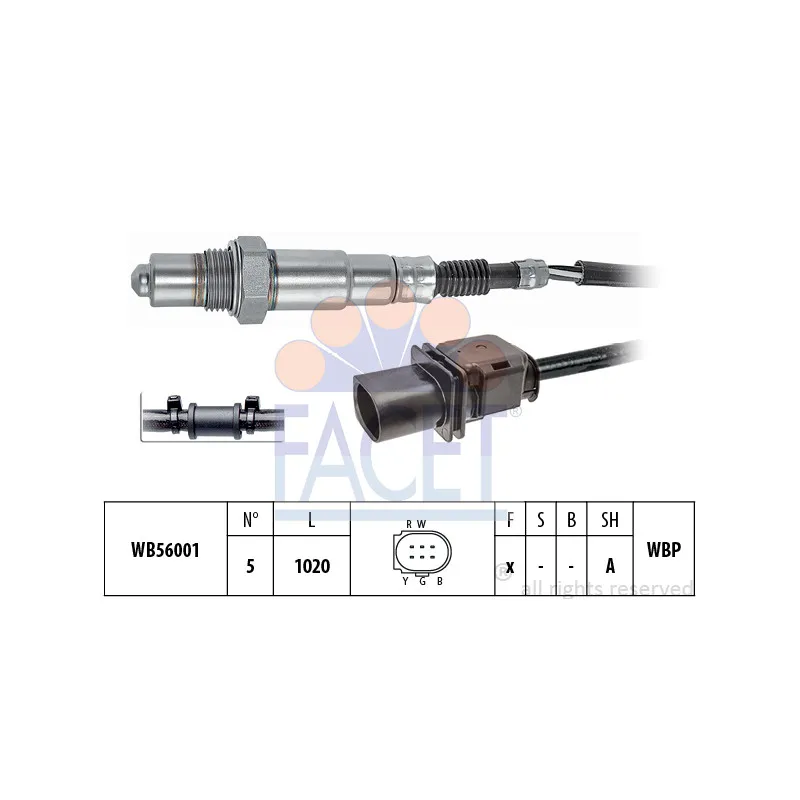 Sonde lambda FACET 10.8392