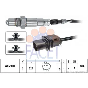 Sonde lambda FACET 10.8421