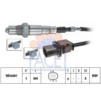 Sonde lambda FACET 10.8430